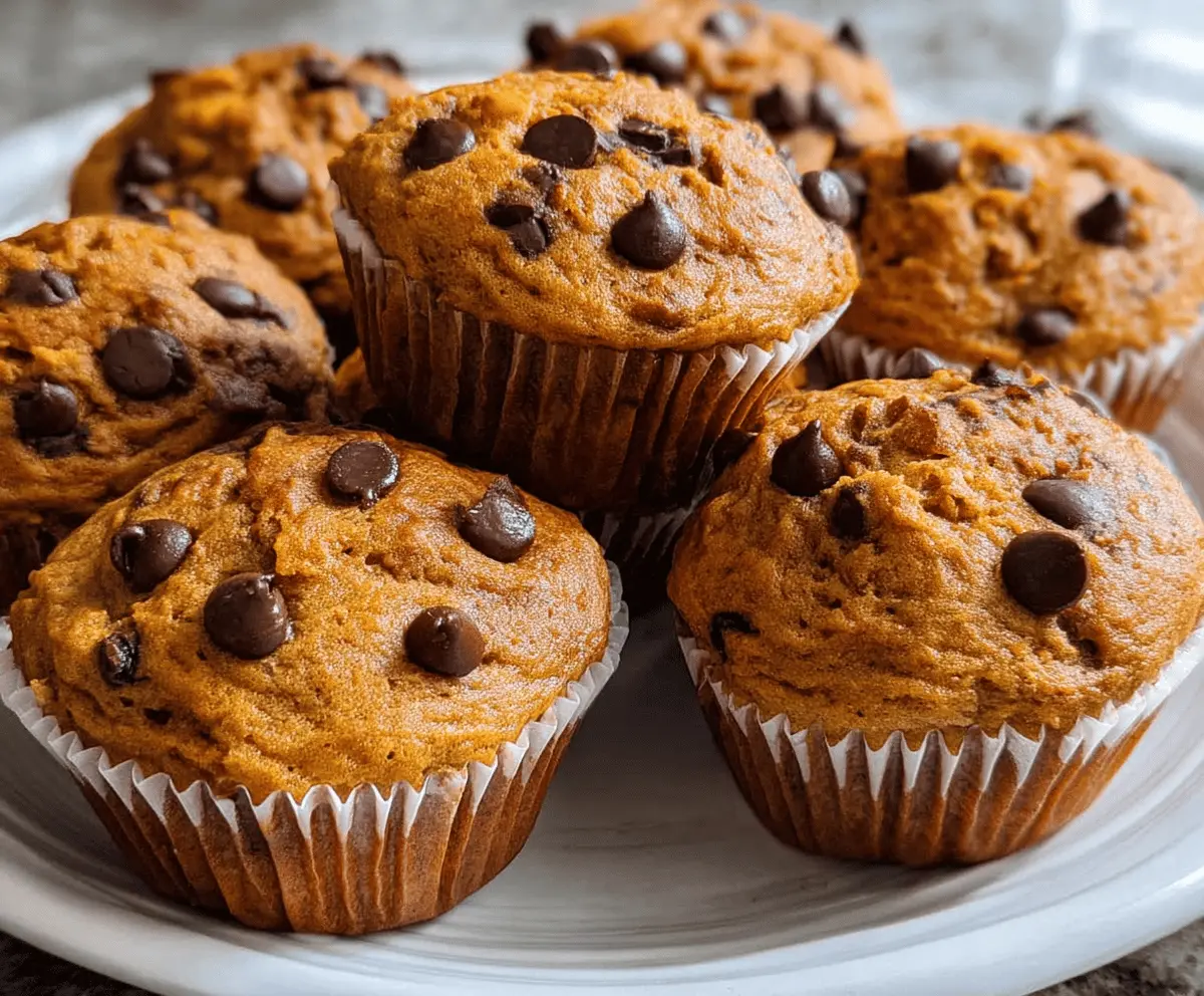 Moist Pumpkin Chocolate Chip Muffins Recipe