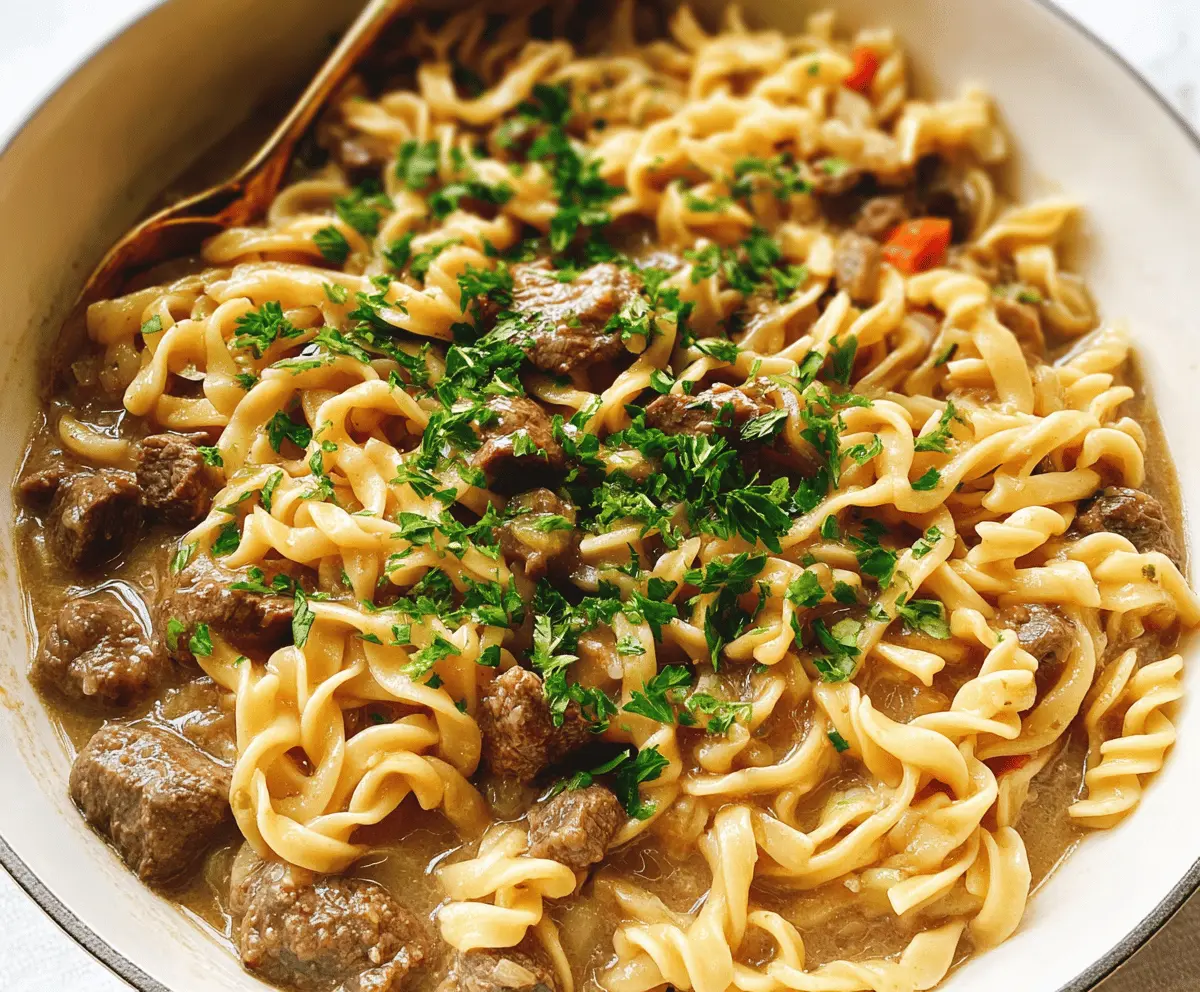 Quick and Easy 30-Minute Beef and Noodles Recipe