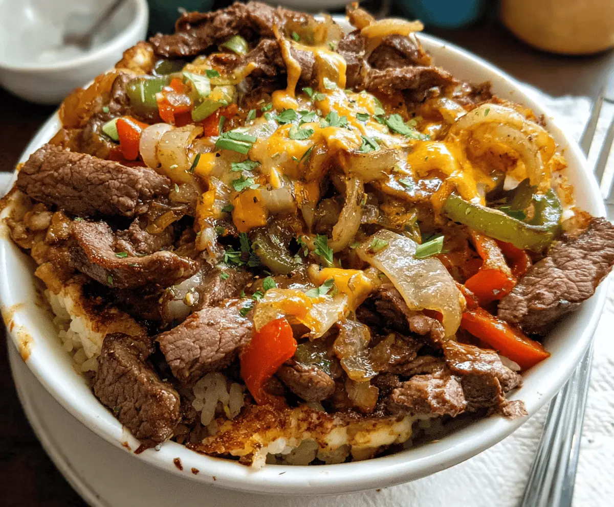 Easy Philly Cheesesteak Bowls Recipe