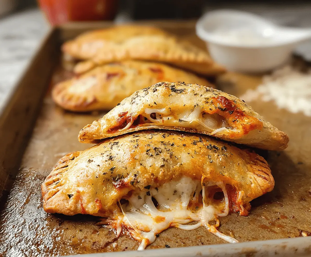 Easy Cheesy Pizza Pockets Recipe for Kids