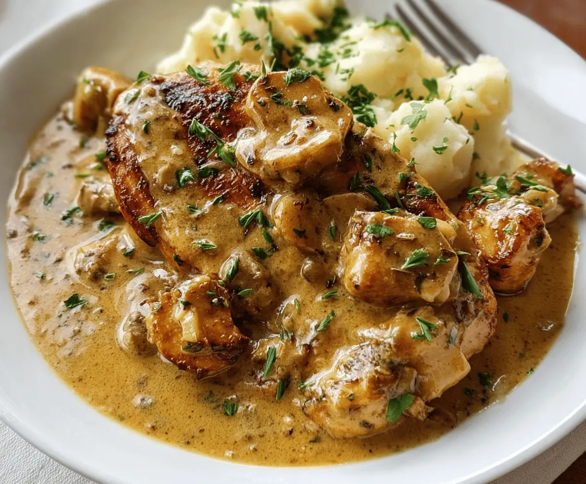 Easy Creamy Garlic Chicken Recipe