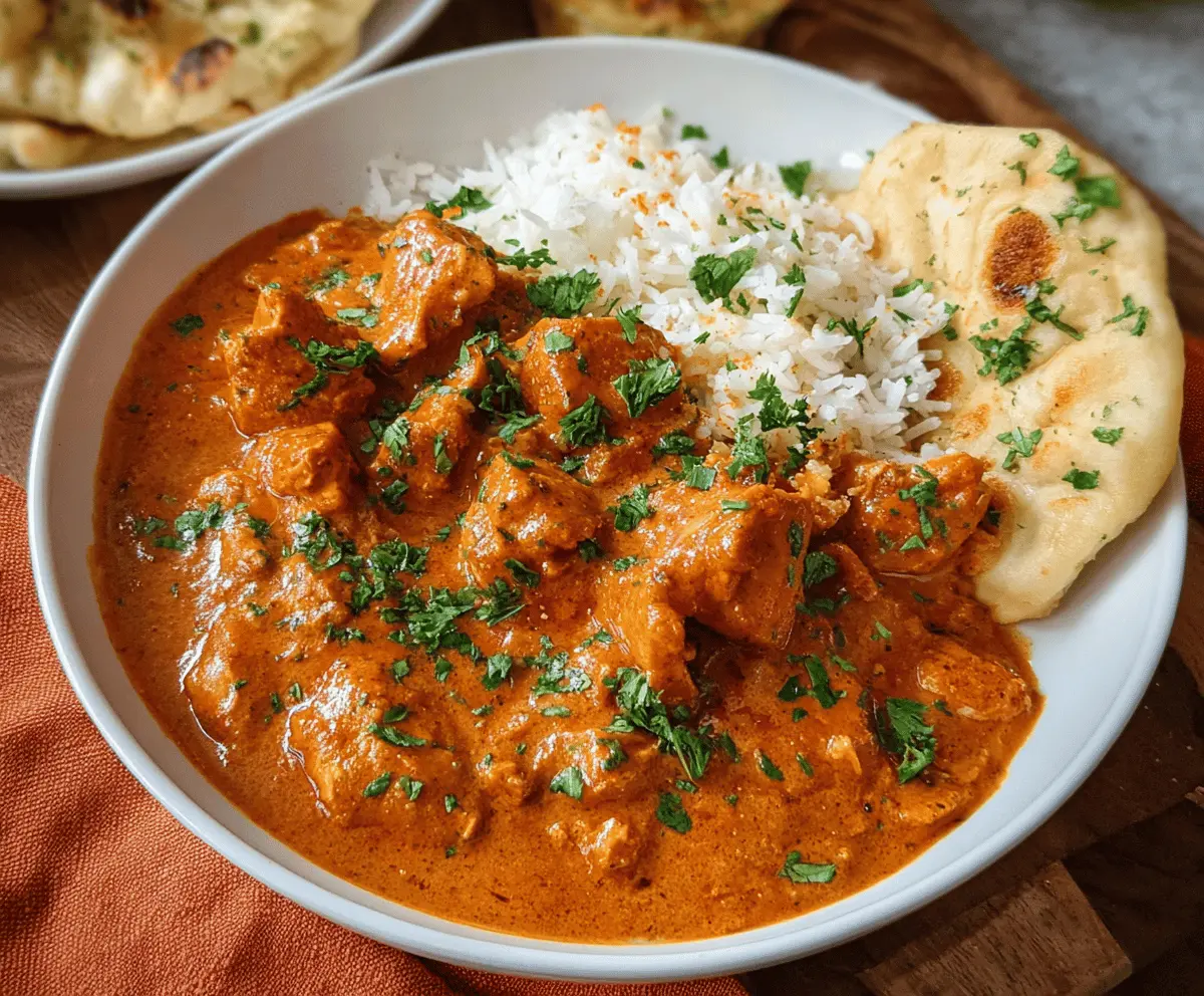 Creamy Homemade Butter Chicken Recipe