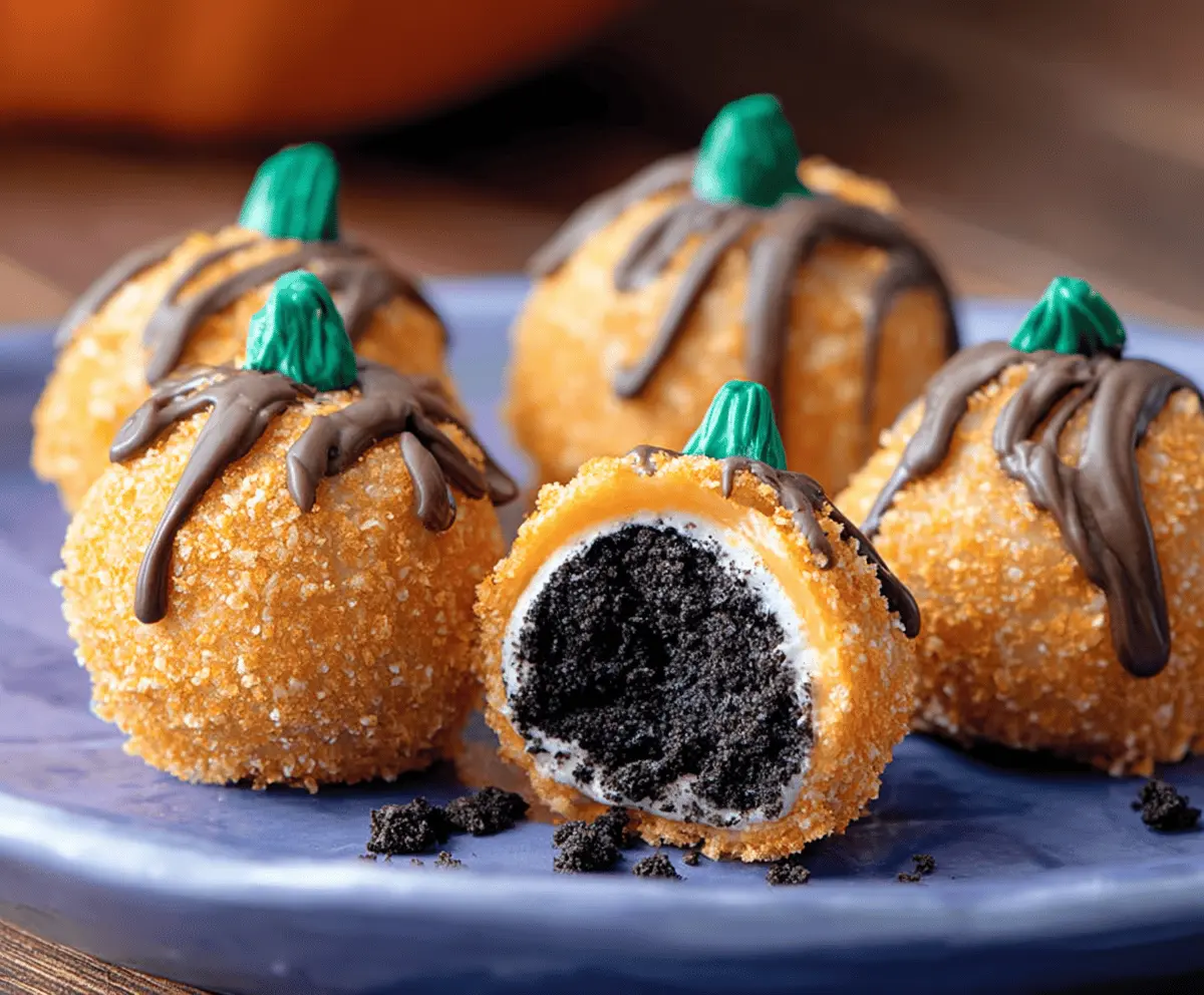 Pumpkin Oreo Truffles