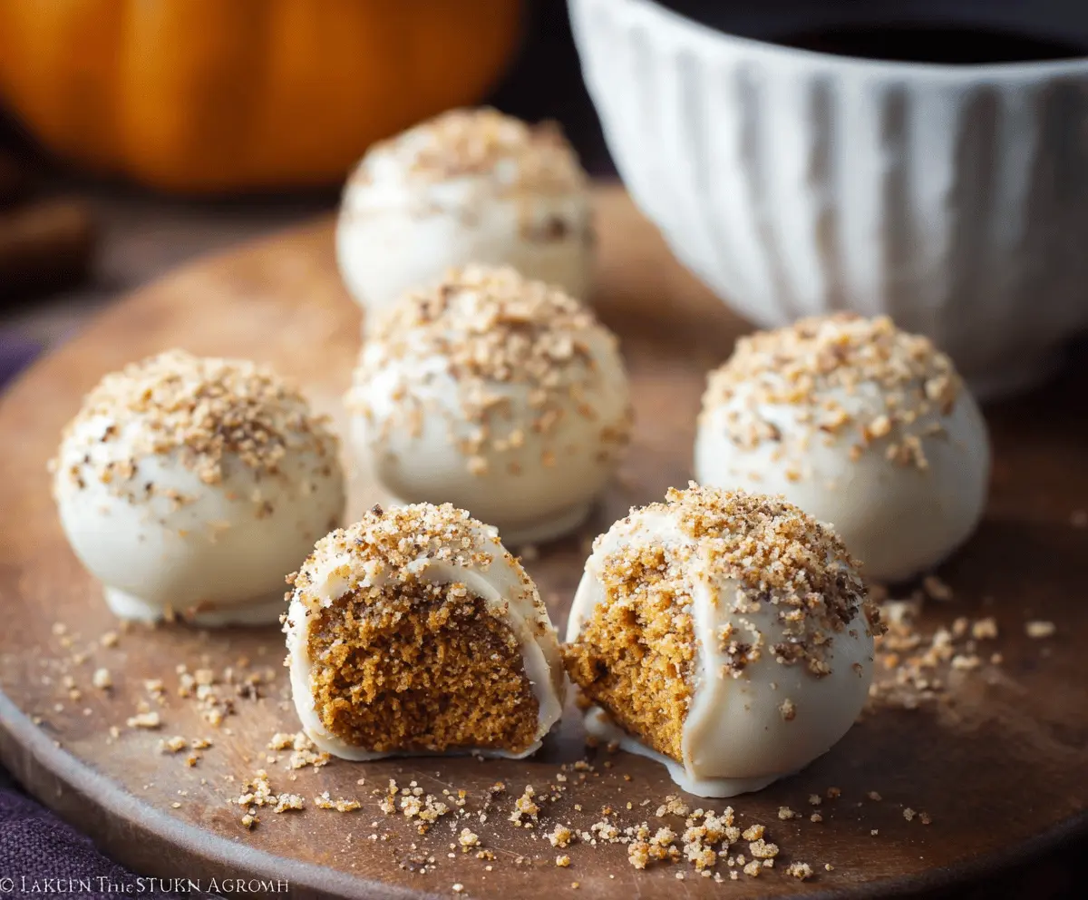 Pumpkin Spice Truffles