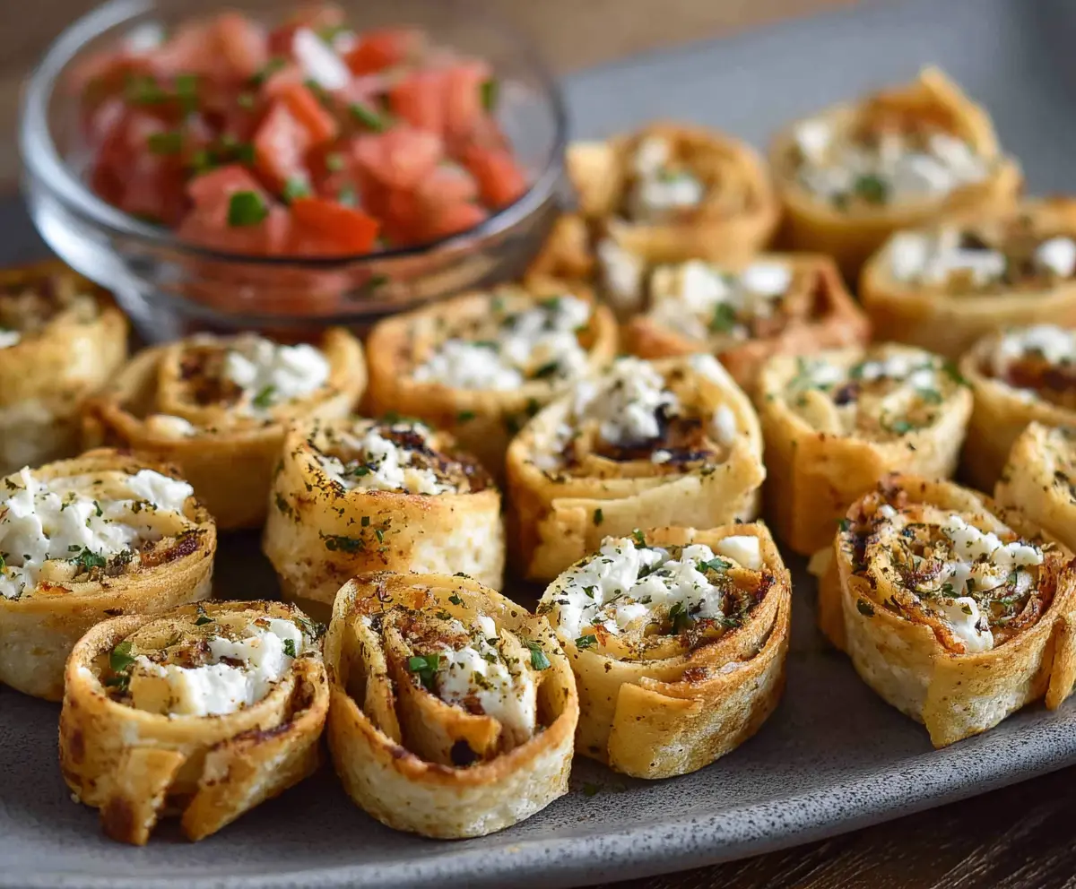 Delicious cream cheese tortilla bites served as a tasty appetizer or snack