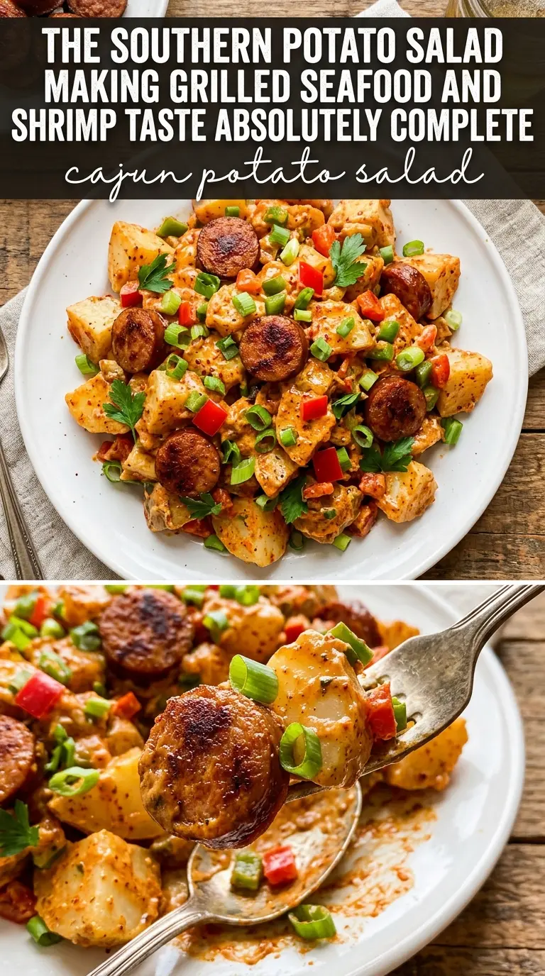 Cajun Potato Salad creamy spicy