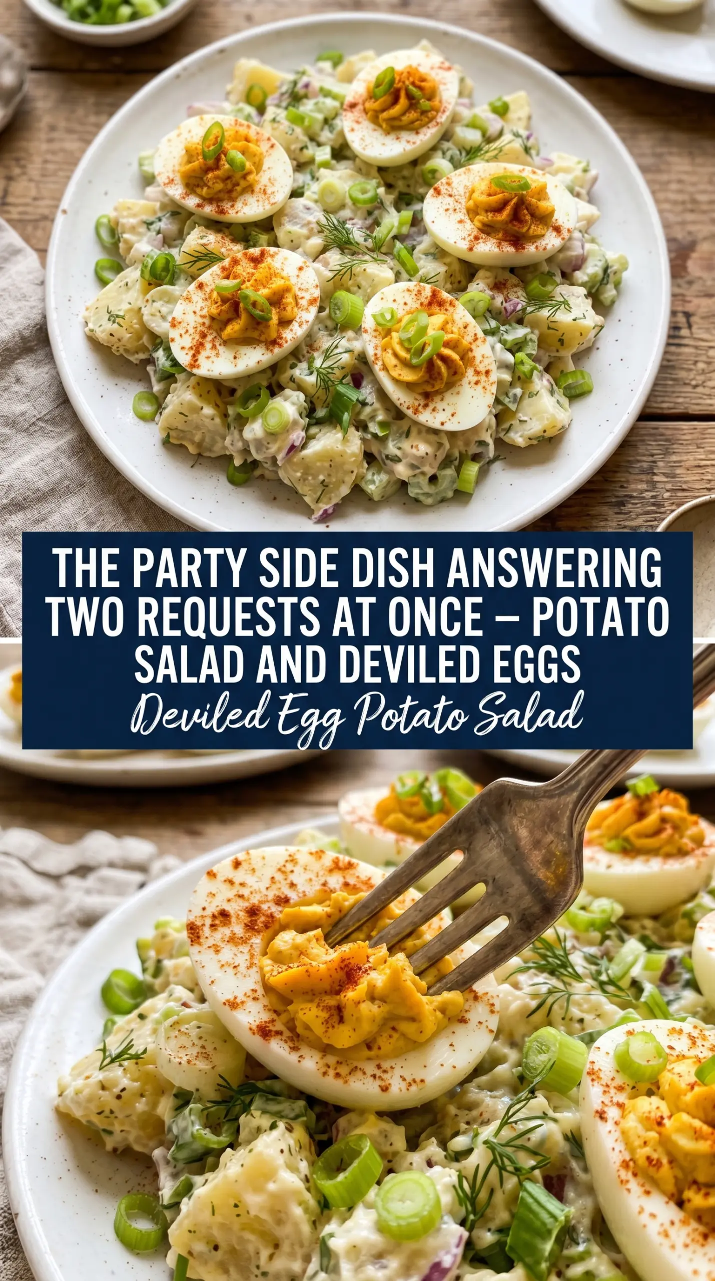 Deviled egg potato salad creamy paprika