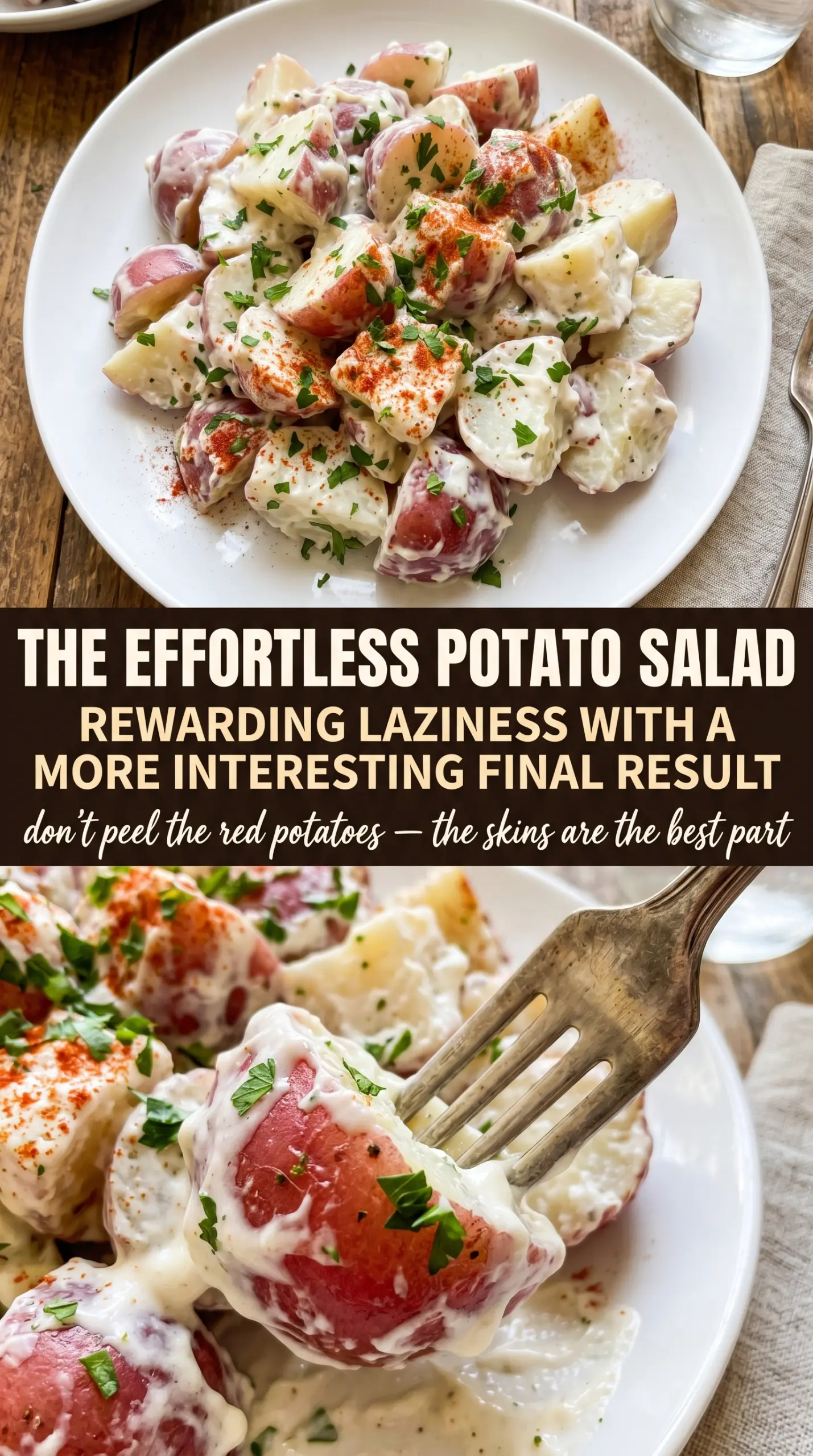 easy red skinned potato salad fresh salad