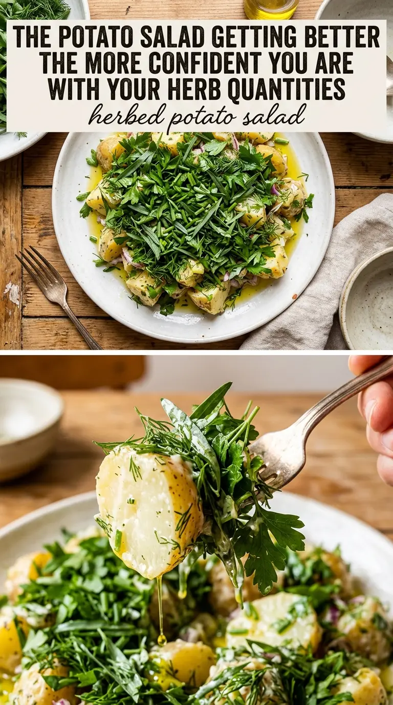 Herbed Potato Salad fresh herbs creamy