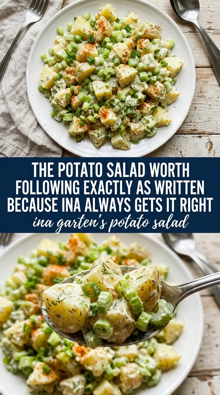 Ina Garten's Potato Salad golden potatoes fresh herbs