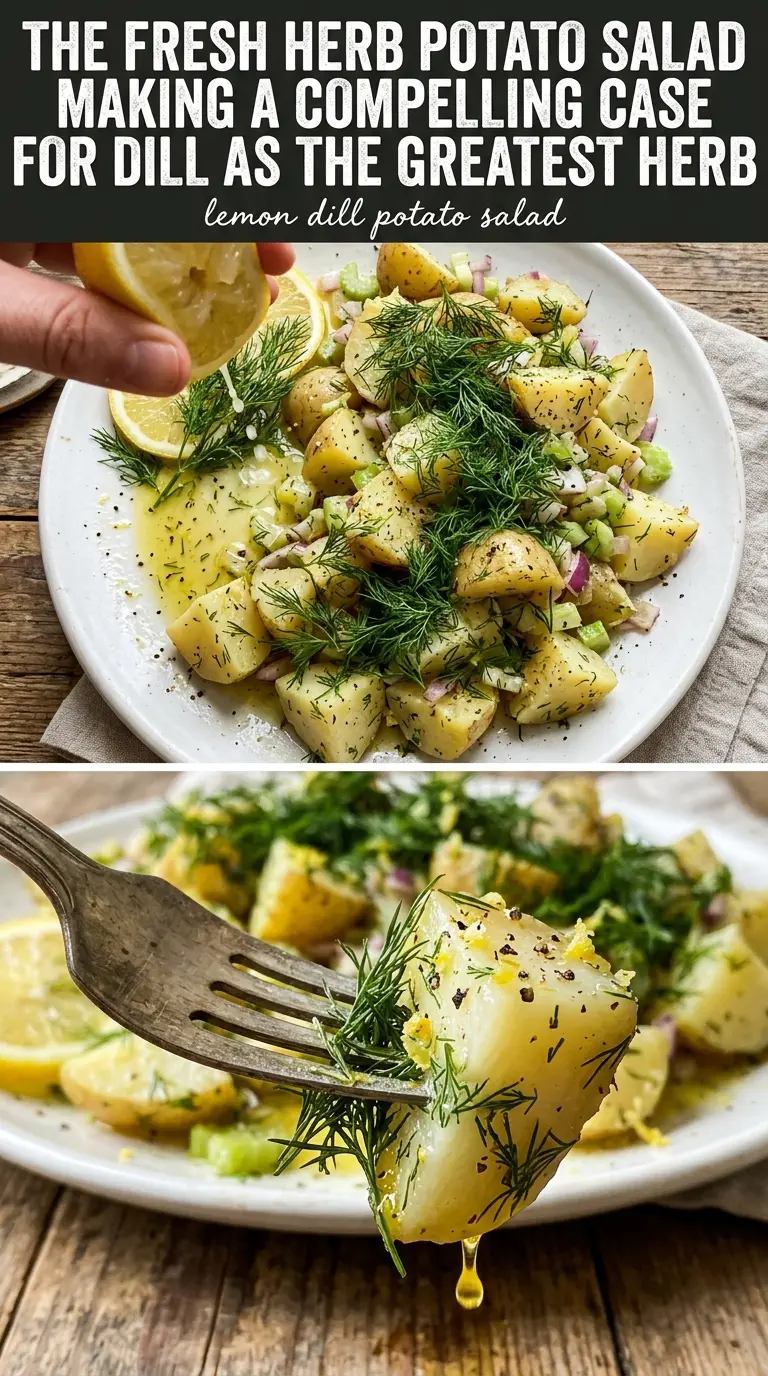 Lemon Dill Potato Salad bright creamy fresh