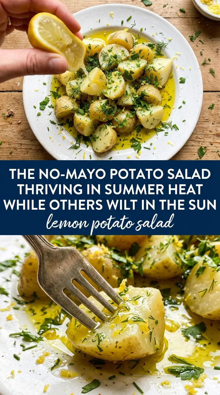 Lemon Potato Salad bright tangy