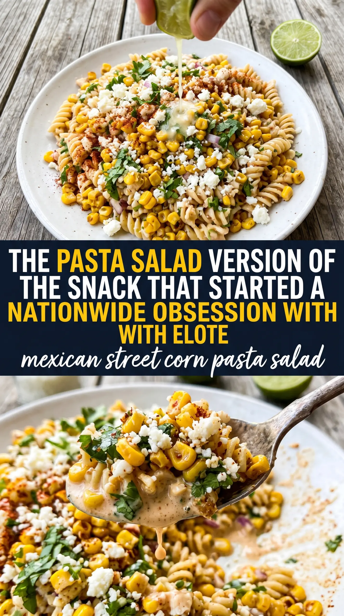 mexican street corn pasta salad fresh salad