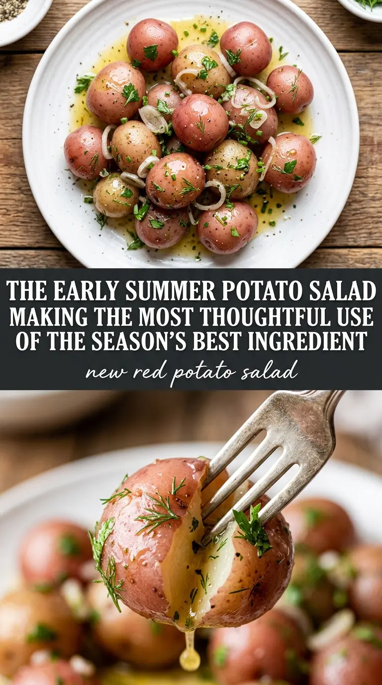 New Red Potato Salad baby potatoes herb vinaigrette