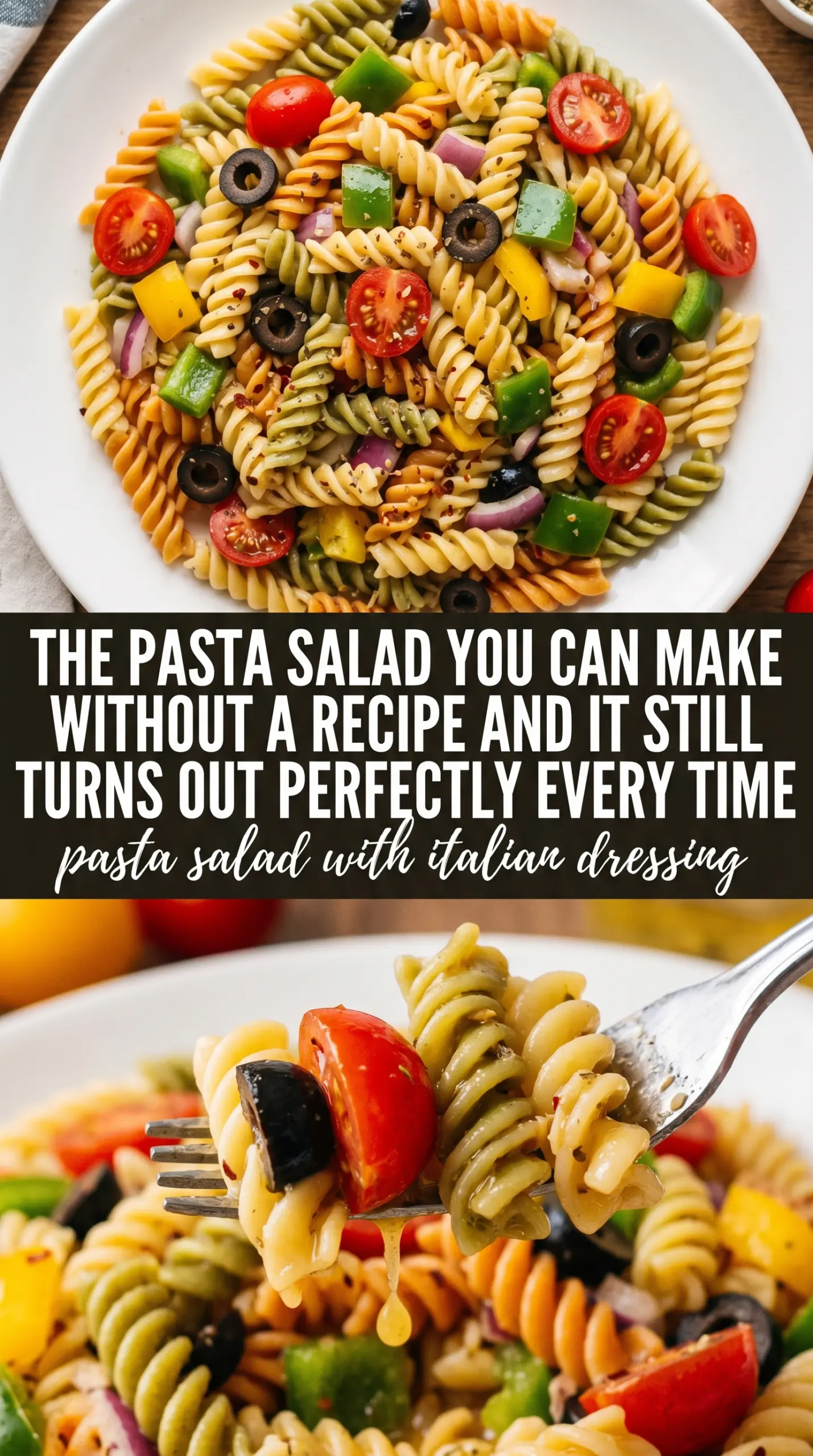 pasta salad with italian dressing fresh salad