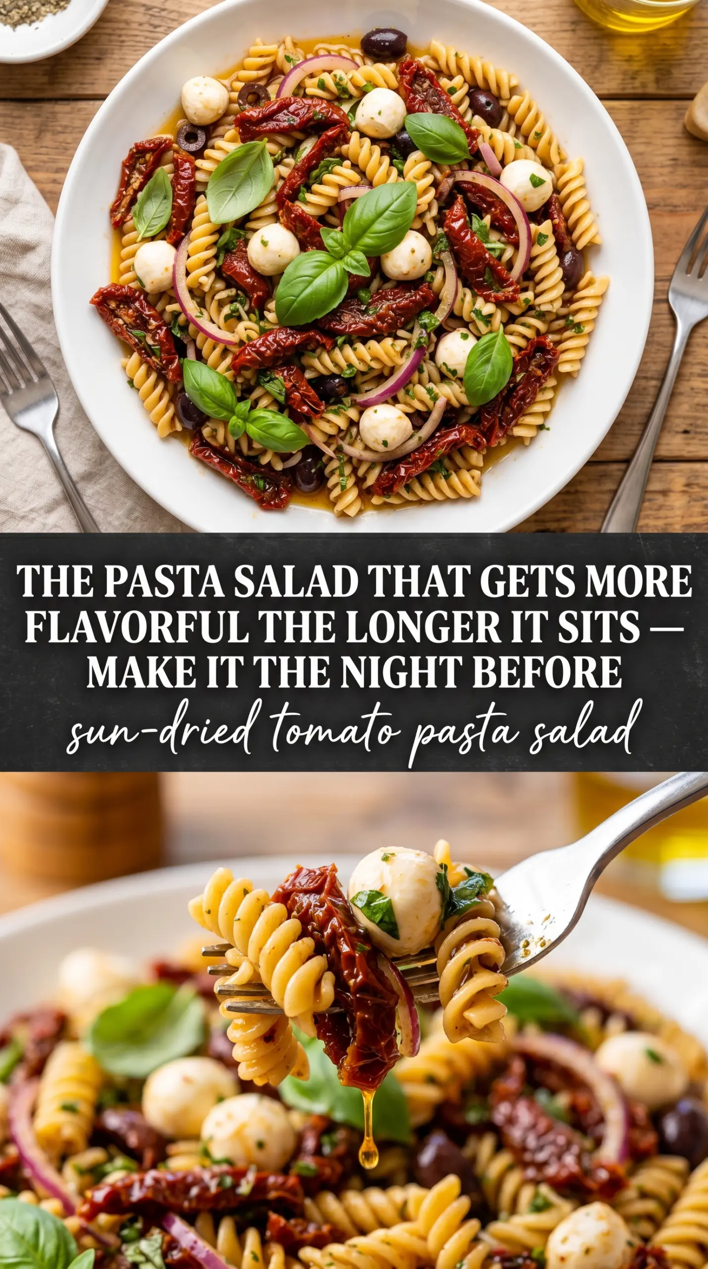 sun-dried tomato pasta salad fresh salad