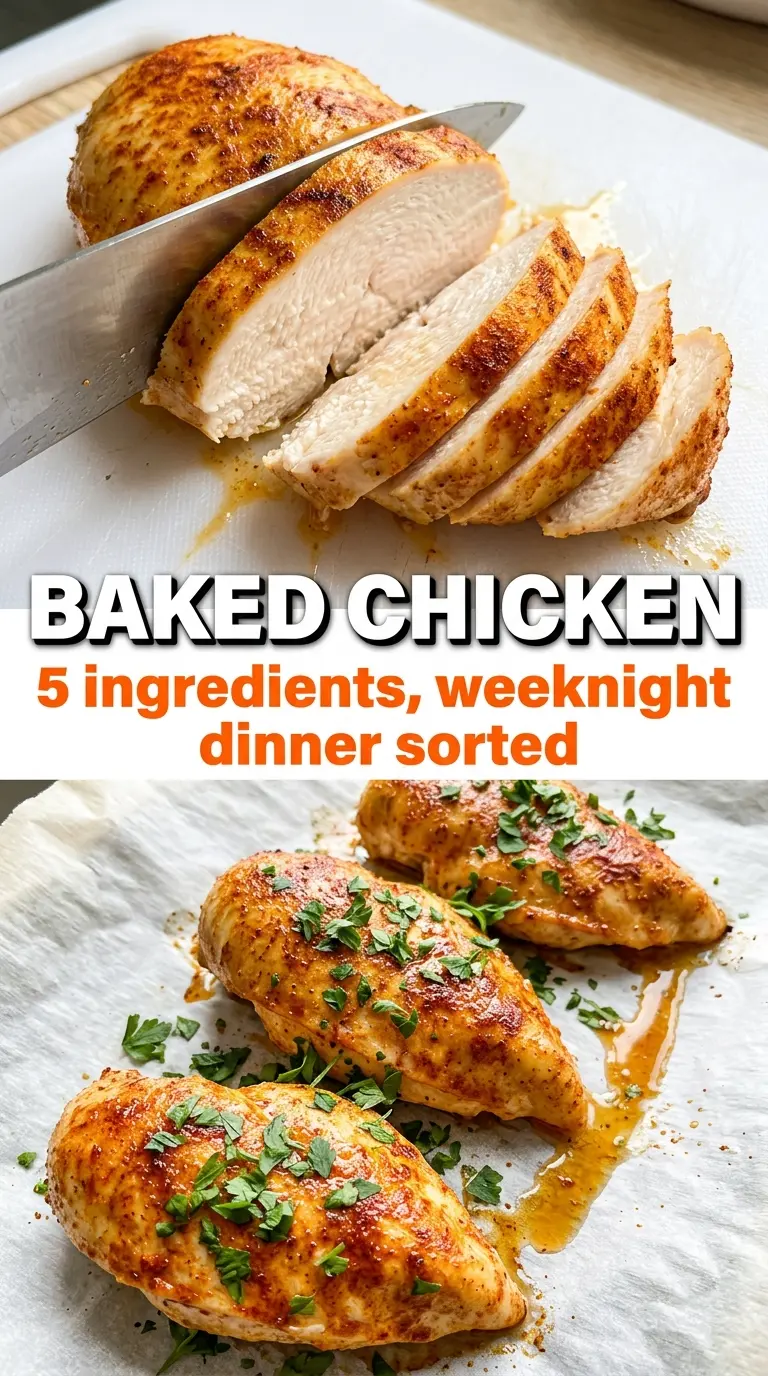 Baked Chicken Breasts golden juicy herb-crusted