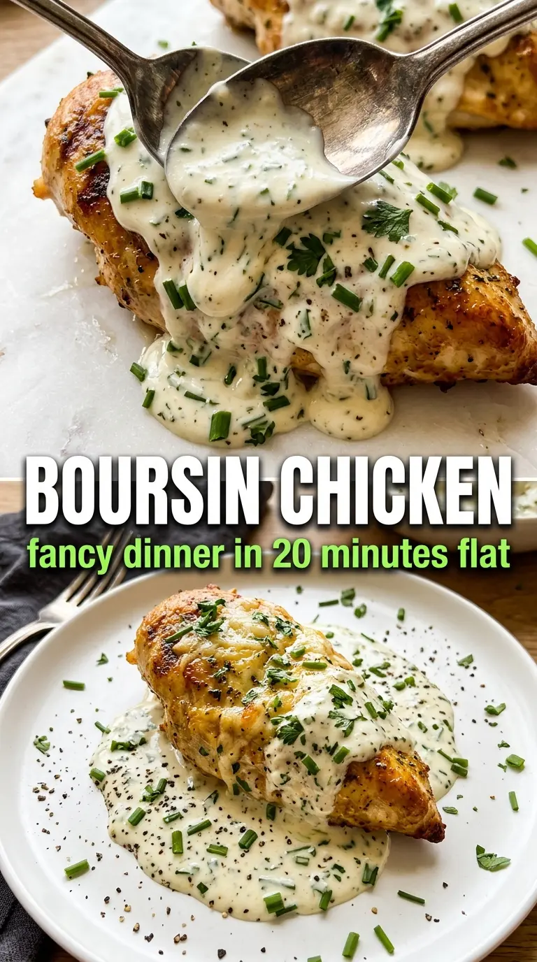 Boursin chicken creamy herb chicken