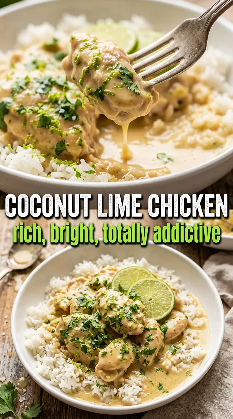 Coconut Lime Chicken creamy golden