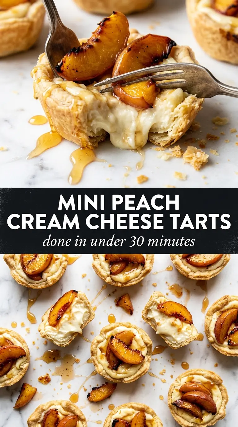 Peach dessert on a plate