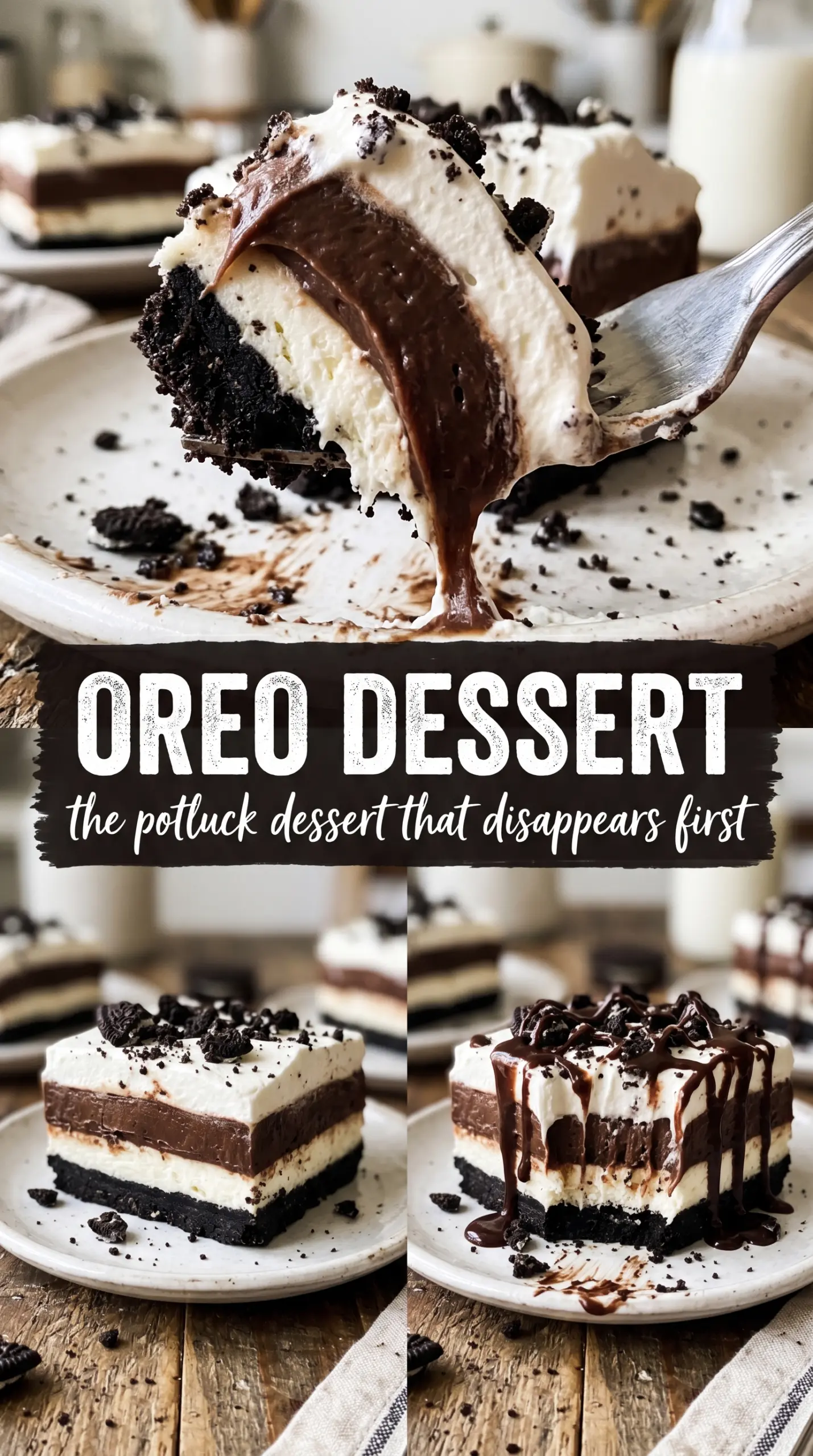 Oreo Dessert creamy layered