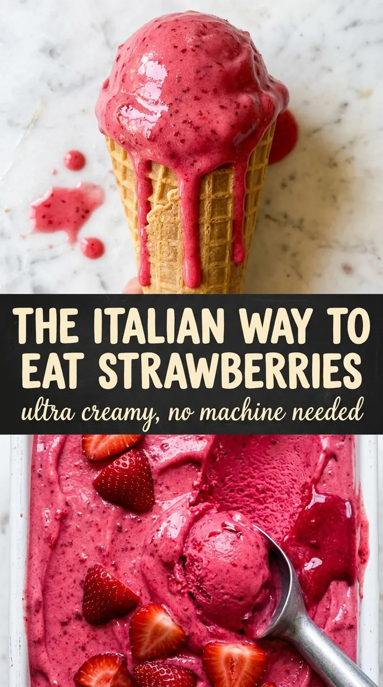 Strawberry Gelato vivid creamy