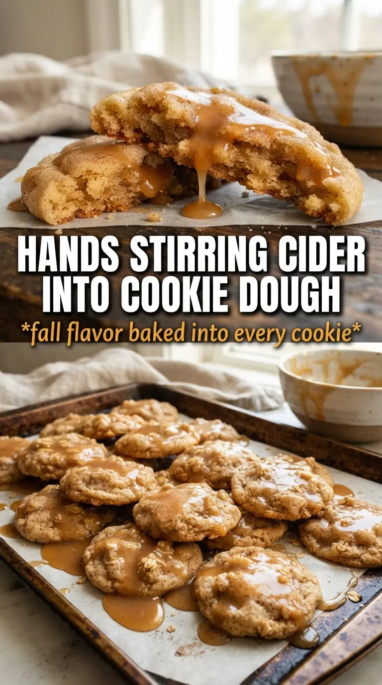Apple Cider Cookies soft cinnamon sugar