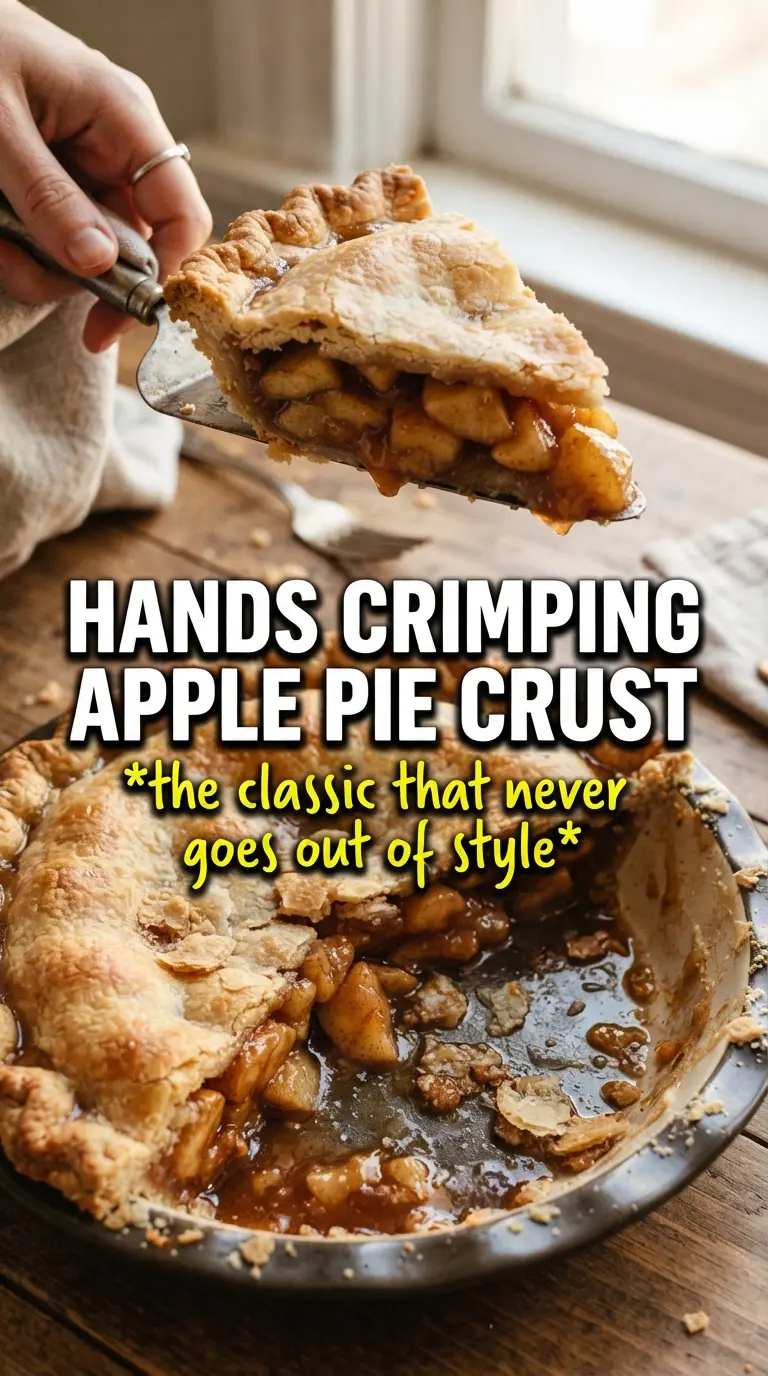 Apple Pie flaky spiced golden