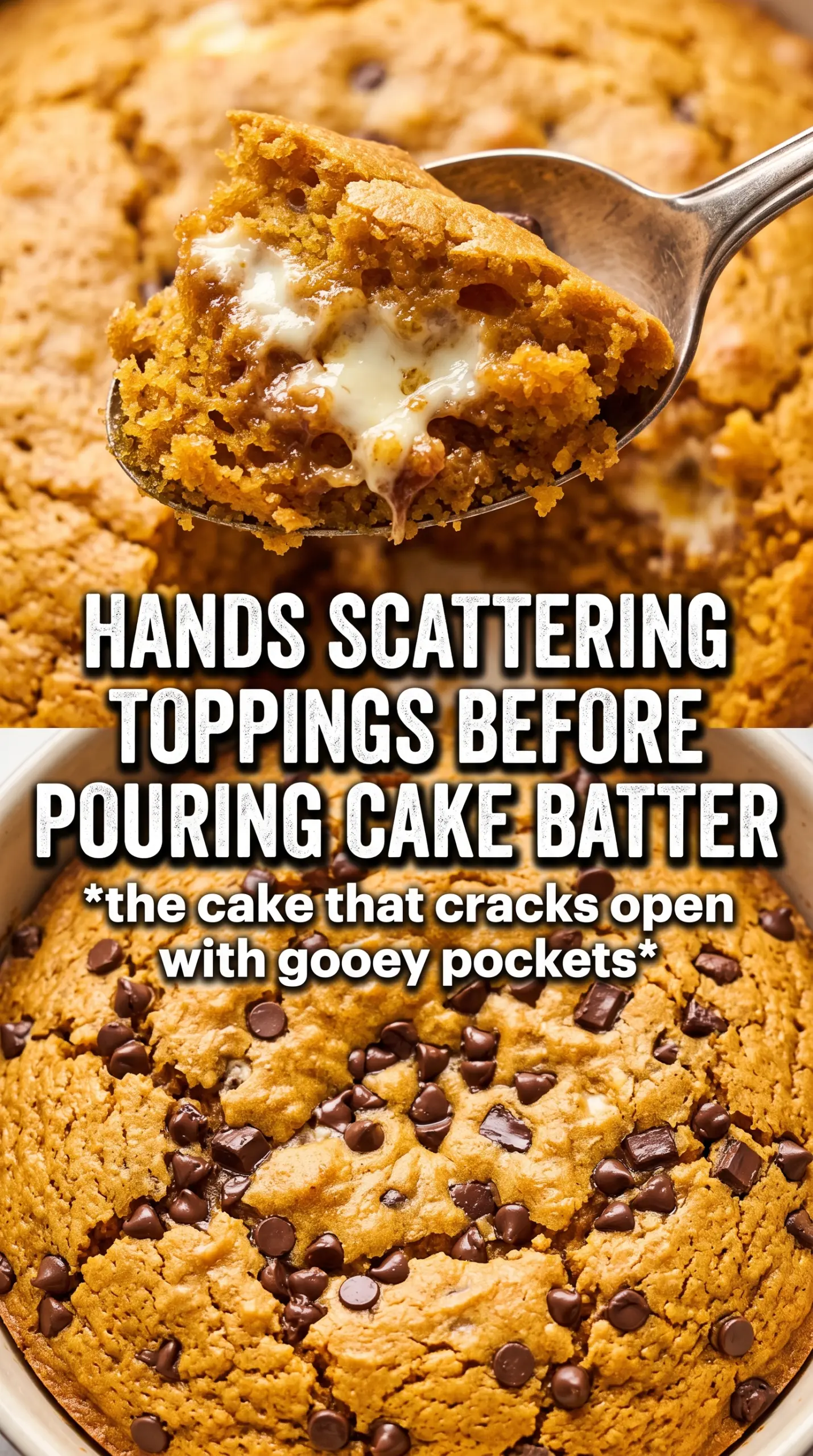Earthquake Pumpkin Cake crackled cream cheese caramel