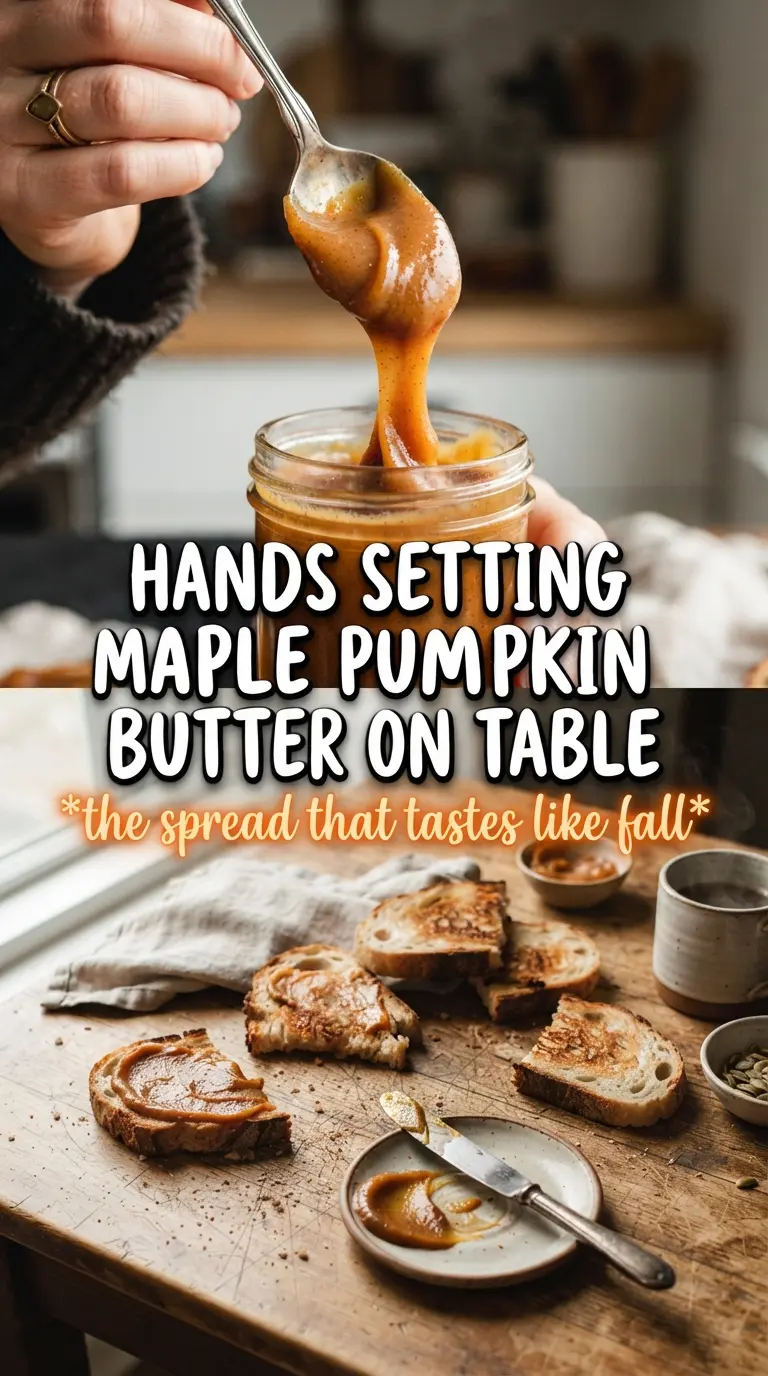 Maple Pumpkin Butter smooth glossy spread