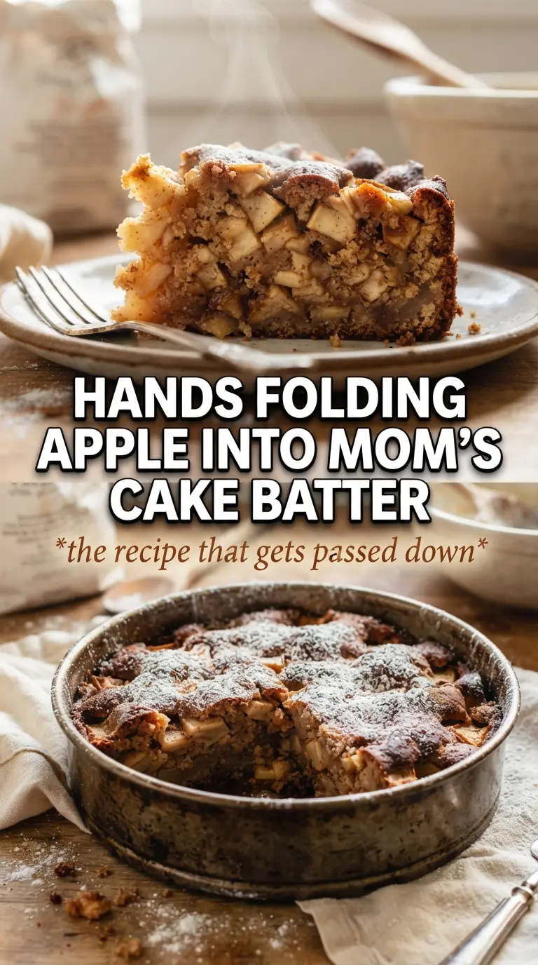 Mom's Best Apple Cake moist spiced frosted