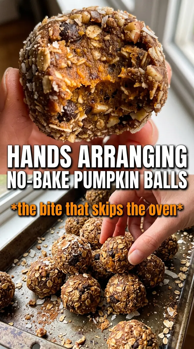No Bake Pumpkin Balls pumpkin spice cinnamon