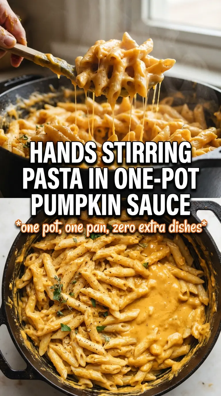 One-Pot Pumpkin Mac And Cheese creamy cheddar pumpkin