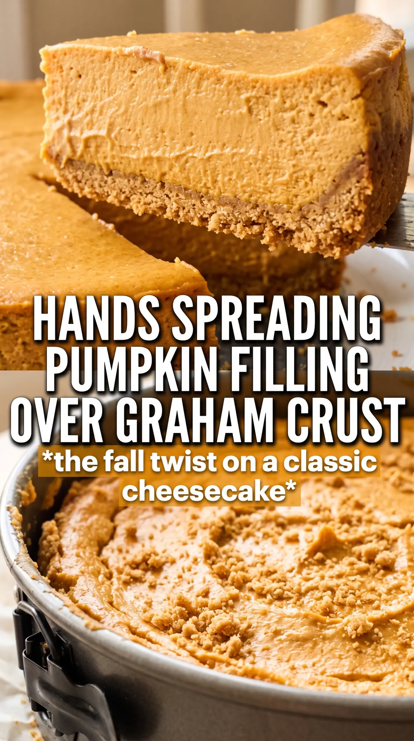 Pumpkin Cheesecake creamy spiced slice