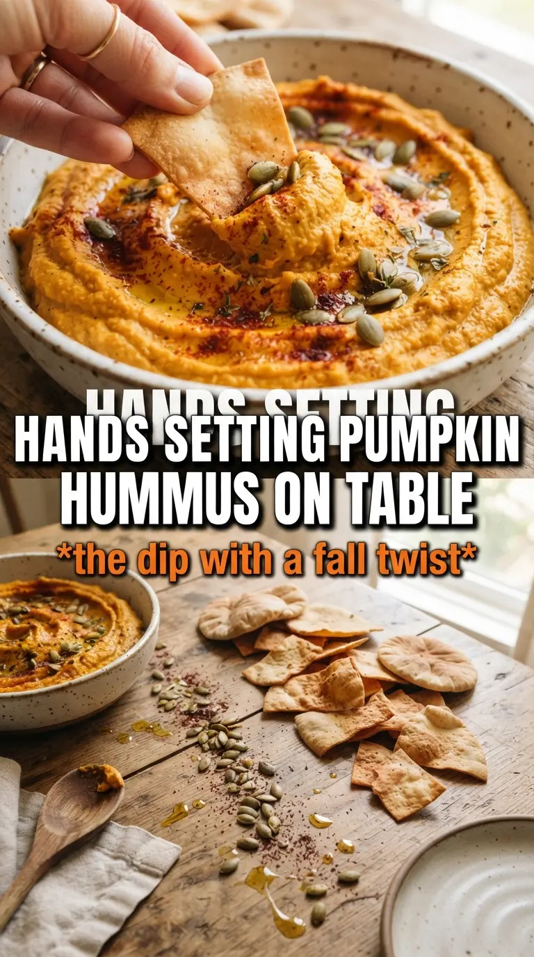 Pumpkin Hummus smooth creamy