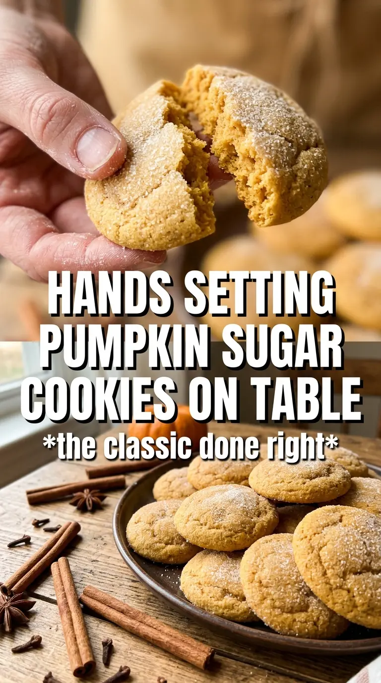 Pumpkin sugar cookies with cream cheese frosting, soft and spiced