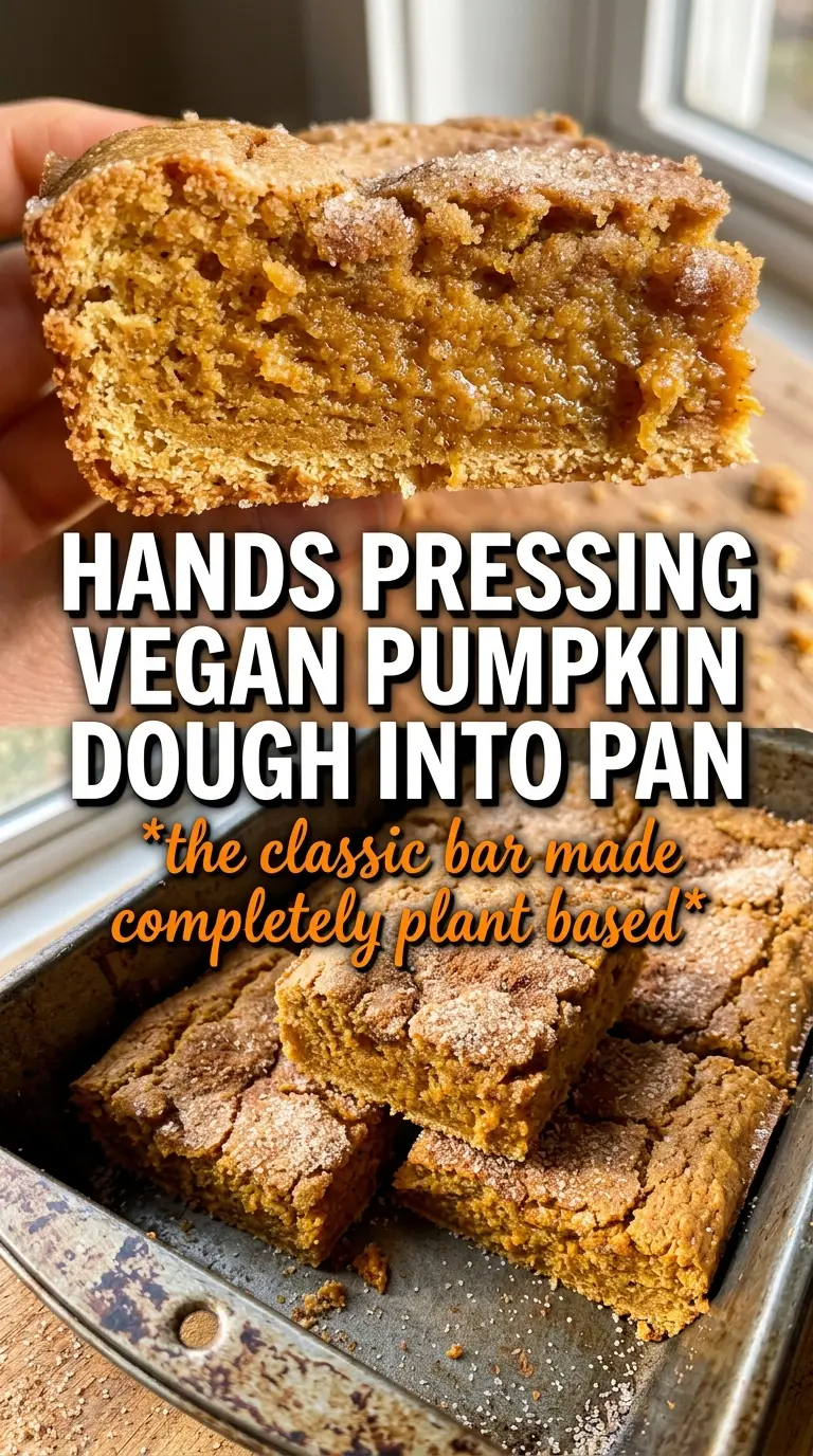 Sugar Cookie Vegan Pumpkin Bars golden pumpkin spice dairy-free frosting
